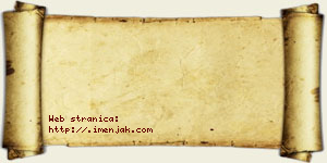 Natalija Sladojević vizit kartica